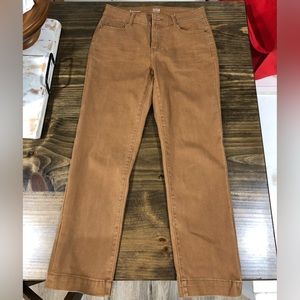 Ana brown straight leg jeans